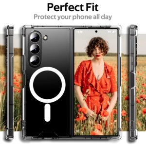 Luxury Premium Shockproof Clear MagSafe Magnetic Cover Case For Samsung Galaxy Z Fold 5 - Samsung Z Fold 5