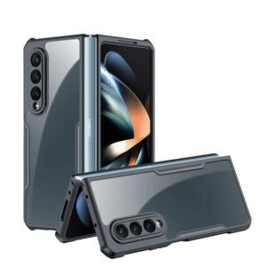 XUNDD Hybrid Armor With Hinge Protection Case Cover For Samsung Galaxy Z Fold 3/Z Fold 4 - Samsung Z Fold 3