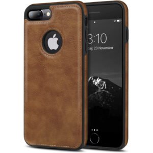Luxury Premium Pu Leather Back Case Cover For iPhone 7 Plus/iPhone 8 Plus