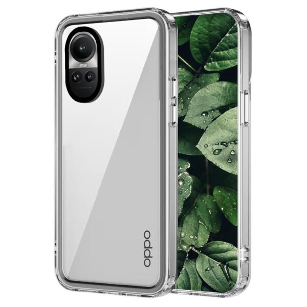 Luxury Premium KEYSION Shockproof Clear Case for OPPO Reno10 Pro - Image 3