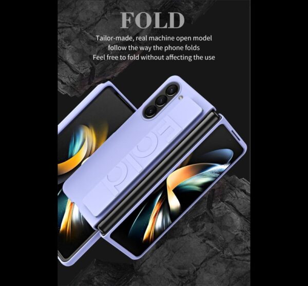 Luxury Premium Creative Silicon Foldable Wristband Phone Case Cover For Samsung Z Fold 5 - Image 7