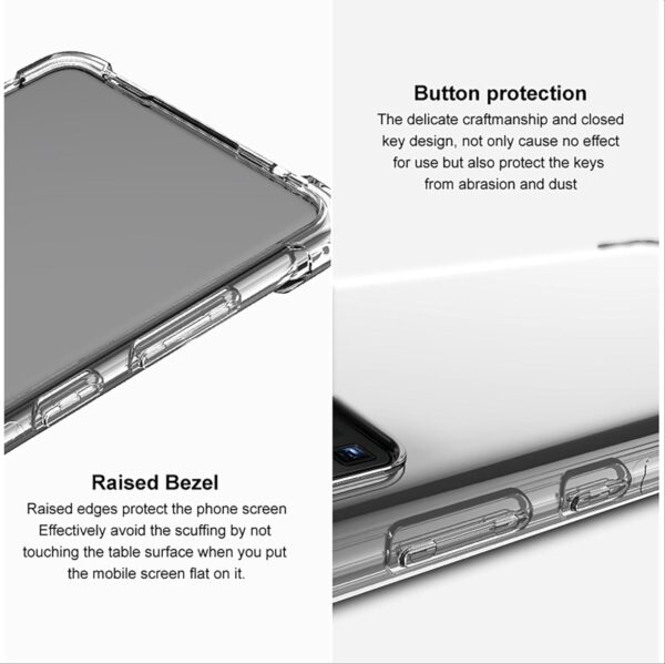 Luxury Premium KEYSION Shockproof Clear Case for OPPO Reno10 Pro - Image 5