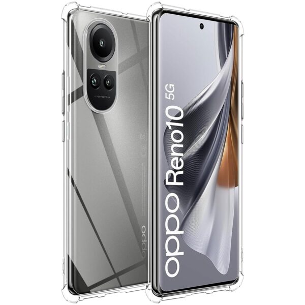 Luxury Premium KEYSION Shockproof Clear Case for OPPO Reno10 Pro - Image 6