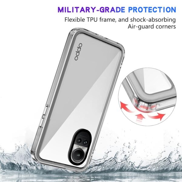 Luxury Premium KEYSION Shockproof Clear Case for OPPO Reno10 Pro - Image 10