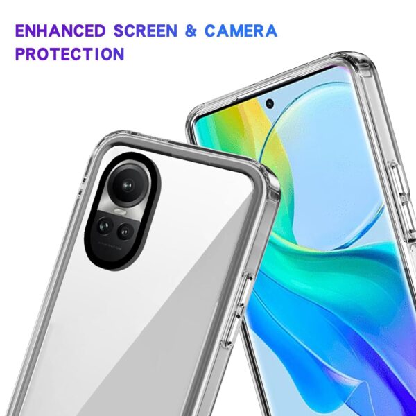 Luxury Premium KEYSION Shockproof Clear Case for OPPO Reno10 Pro - Image 16