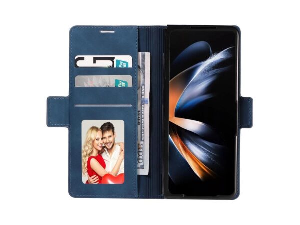 Luxury Premium PU Leather Card Slot Phone Case for Samsung Z Fold 5 - Image 10