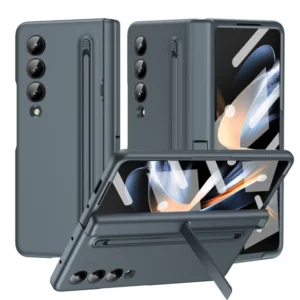 Luxury Premium Invisible Stand Hinge Stand Case Cover With S Pen For Samsung Galaxy Z Fold 4