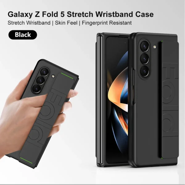 Luxury Premium Creative Silicon Foldable Wristband Phone Case Cover For Samsung Z Fold 5 - Image 11