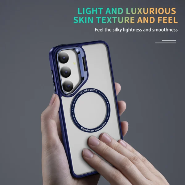 Luxury Premium Camera Lens Frame Metal Bracket Shockproof Phone Case For Samsung Galaxy A54 - Image 3