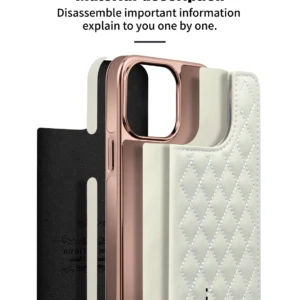 ONEGIF Lurxury Wallet Card Holder kickstand Phone Case Cover for iPhone Series