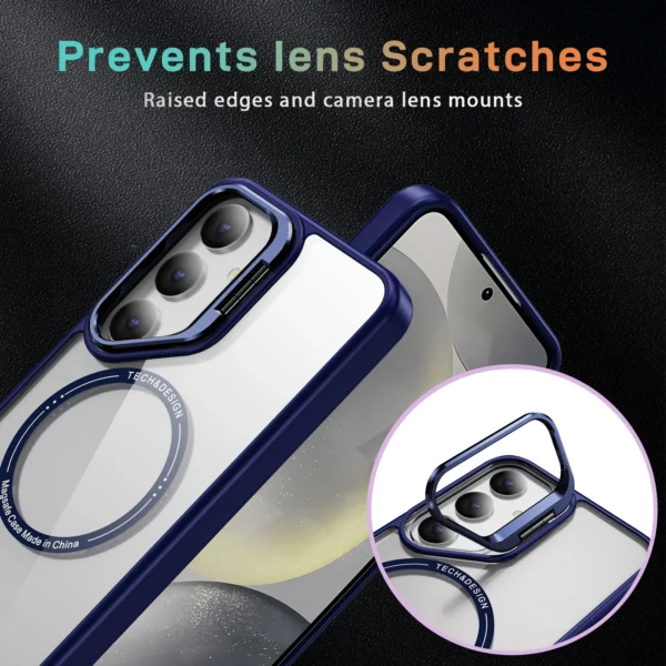 Luxury Premium Camera Lens Frame Metal Bracket Shockproof Phone Case For Samsung Galaxy A54 - Image 9