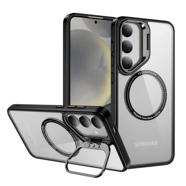 Luxury Premium Camera Lens Frame Metal Bracket Shockproof Phone Case For Samsung Galaxy A54 - Image 7