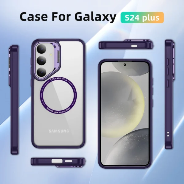 Luxury Premium Camera Lens Frame Metal Bracket Shockproof Phone Case For Samsung Galaxy A54 - Image 6