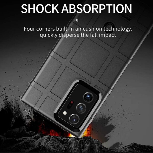 Luxury Premium Rugged TPU Thick Solid Rough Armor Tactical Protective Cover Case For Samsung Galaxy Note 10 Plus/Note 20 Ultra - Image 7