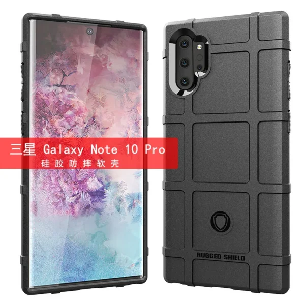 Luxury Premium Rugged TPU Thick Solid Rough Armor Tactical Protective Cover Case For Samsung Galaxy Note 10 Plus/Note 20 Ultra - Image 18