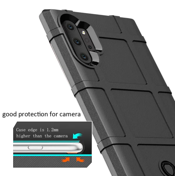 Luxury Premium Rugged TPU Thick Solid Rough Armor Tactical Protective Cover Case For Samsung Galaxy Note 10 Plus/Note 20 Ultra - Image 16