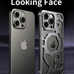 Luxury Ultra thinTitanium Metal Magnetic Magsafe Wireless Charging Metal Case Cover For iPhone Series