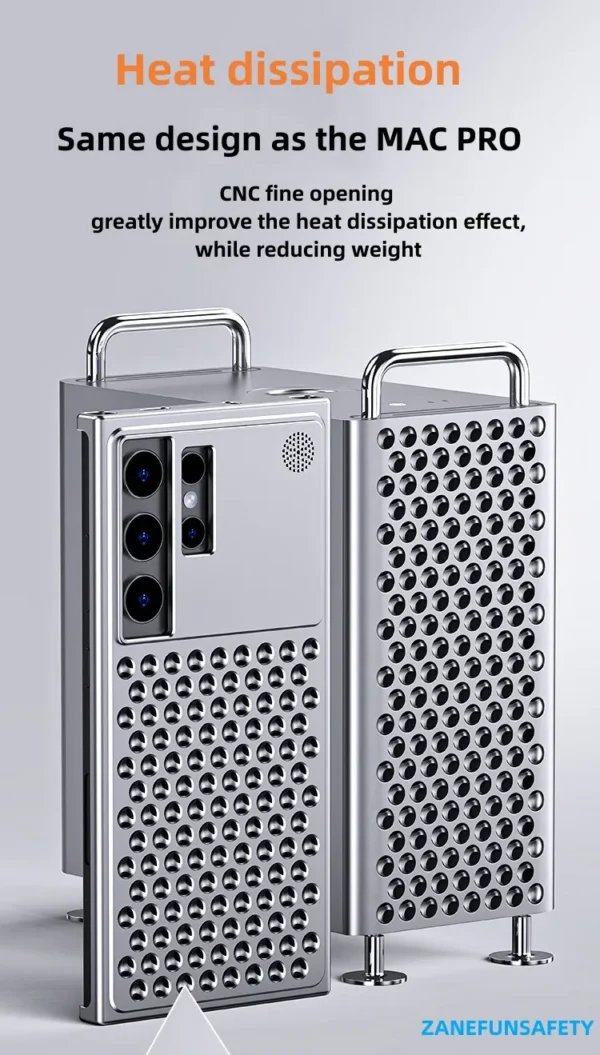 Luxury Ultra thin Aluminum Alloy Heat Dissipation Aromatherapy Anti-Scratch Slim Case Cover For Samsung Galaxy S24 Ultra - Image 2