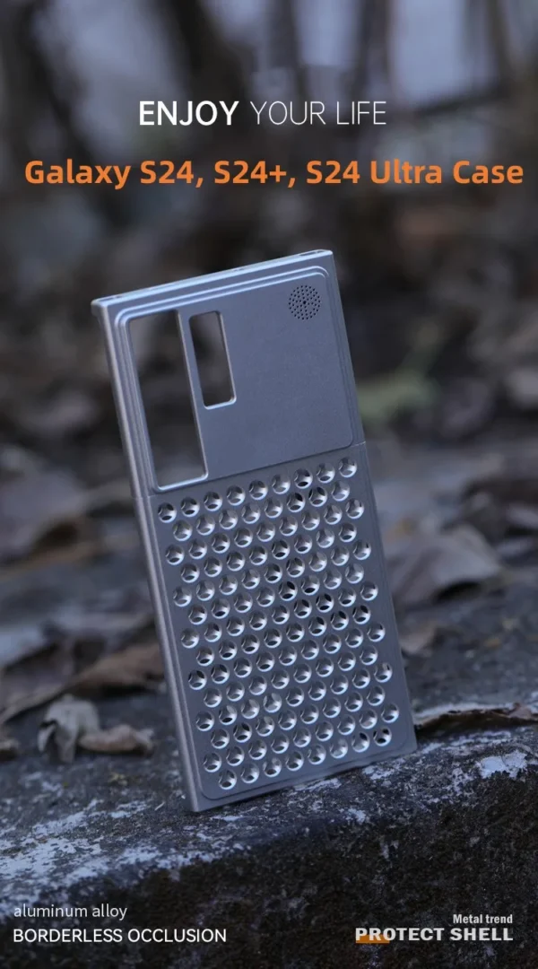 Luxury Ultra thin Aluminum Alloy Heat Dissipation Aromatherapy Anti-Scratch Slim Case Cover For Samsung Galaxy S24 Ultra - Image 10