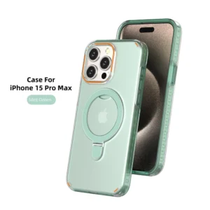 Luxury Premium 2 in 1 PC+TPU Magsafe Kickstand Shockproof Protective Case Cover For iPhone Series