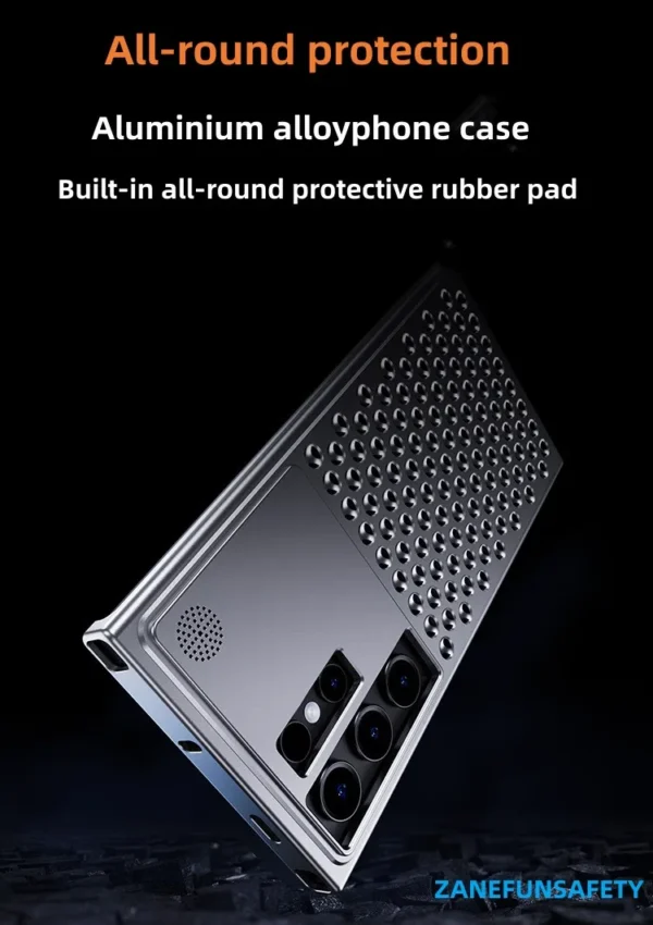 Luxury Ultra thin Aluminum Alloy Heat Dissipation Aromatherapy Anti-Scratch Slim Case Cover For Samsung Galaxy S24 Ultra - Image 15