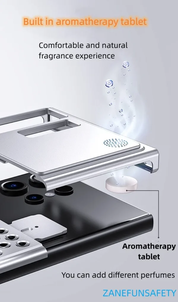Luxury Ultra thin Aluminum Alloy Heat Dissipation Aromatherapy Anti-Scratch Slim Case Cover For Samsung Galaxy S24 Ultra - Image 12