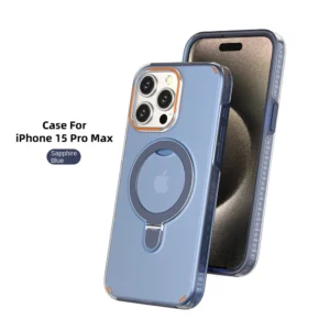 Luxury Premium 2 in 1 PC+TPU Magsafe Kickstand Shockproof Protective Case Cover For iPhone Series