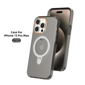 Luxury Premium 2 in 1 PC+TPU Magsafe Kickstand Shockproof Protective Case Cover For iPhone Series