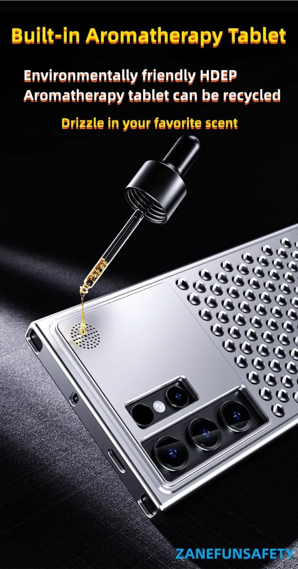 Luxury Ultra thin Aluminum Alloy Heat Dissipation Aromatherapy Anti-Scratch Slim Case Cover For Samsung Galaxy S24 Ultra - Image 19