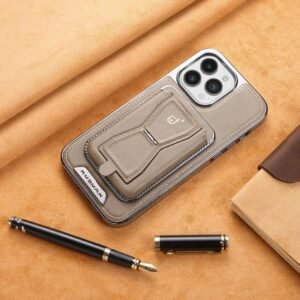 Luxury Premium Leather Magnetic Magsafe Card Slot High Business Leather Phone cover 13 Pro Max/14 Pro Max