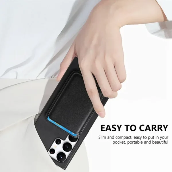 Luxury Premium PU Leather Magnetic card Slot Case Cover For Samsung Galaxy S24 Ultra - Image 17