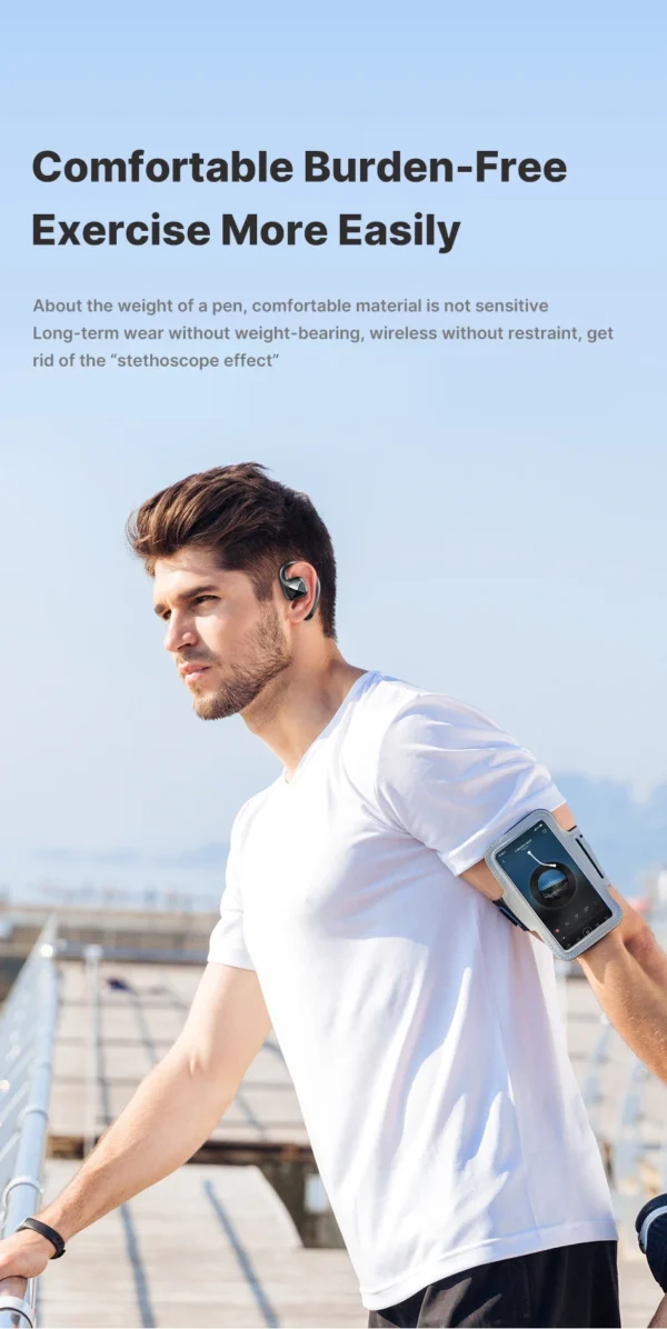 Awei T67 Air Conduction Wireless Bluetooth Headset Sport Waterproof Wireless Headphones - Image 15