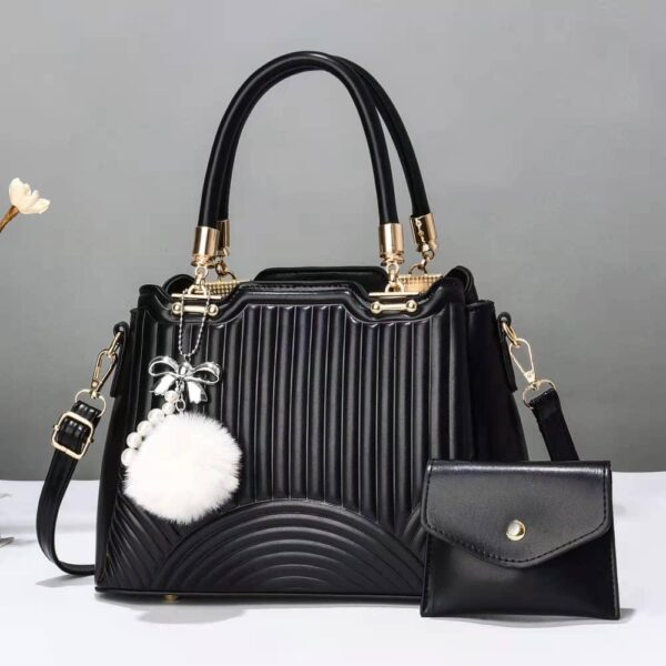 Luxury Premium New Fashion Fine Texture 2 in 1 Ladies Hand Bag