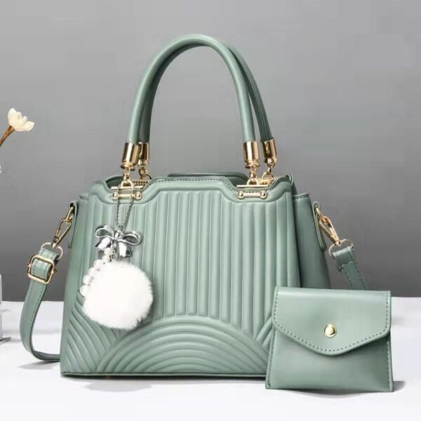 Luxury Premium New Fashion Fine Texture 2 in 1 Ladies Hand Bag - Image 3