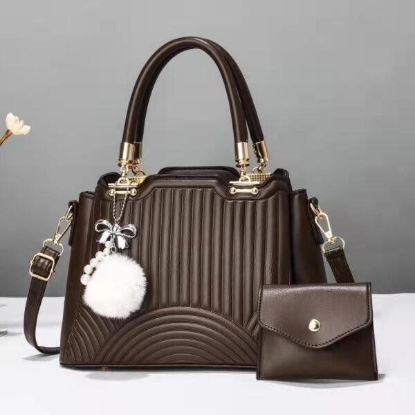 Luxury Premium New Fashion Fine Texture 2 in 1 Ladies Hand Bag - Image 2