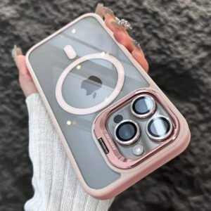 Luxury Shockproof Transparent Magsafe Magnetic Transparent Case Cover For iPhone 14 Pro Max/15 Pro Max/16 Pro Max