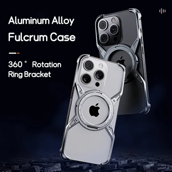 Luxury Premium Magnetic Metal Aluminium Alloy Frameless Phone Case For iPhone Series - Image 5