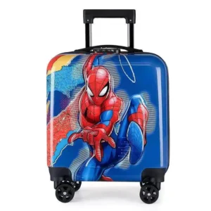 Luxury Premium Travelling Universal Wheel Anti-theft Lock Leisure Rod Children's Luggage Bag - Blue