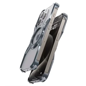 Luxury Premium Magnetic Metal Aluminium Alloy Frameless Phone Case For iPhone Series - iPhone 14 Pro Max