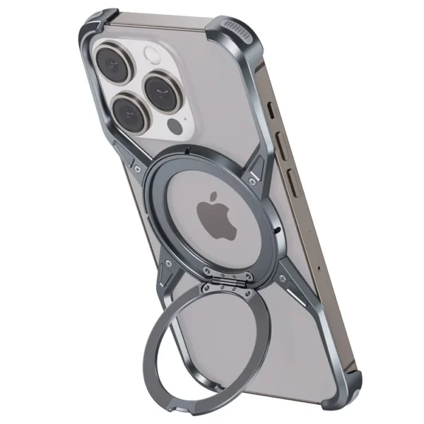 Luxury Premium Magnetic Metal Aluminium Alloy Frameless Phone Case For iPhone Series - Image 27