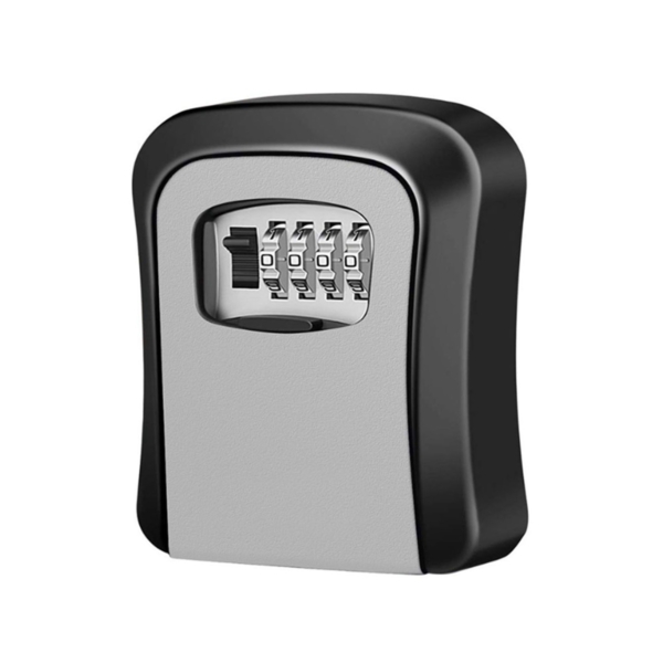 Key Safe Box 4 Digit Code Lock-Storage Key Box Outdoor Wall Mounted Security Password Key Box - Image 6