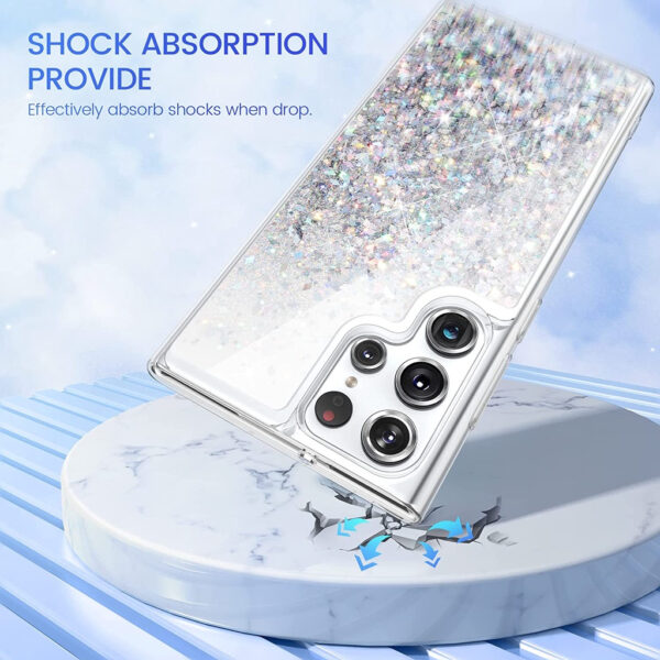 Luxury Premium Cute Flowing Glitter Sparkle Dynamic Quicksand Case Cover For Samsung Galaxy S24 Ultra - Image 22