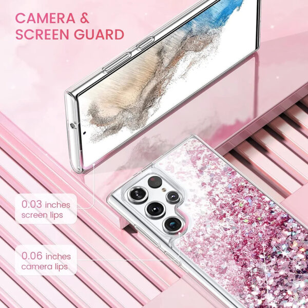 Luxury Premium Cute Flowing Glitter Sparkle Dynamic Quicksand Case Cover For Samsung Galaxy S24 Ultra - Image 19