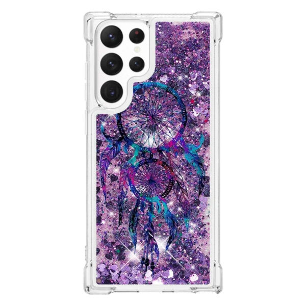 Luxury Premium Cute Flowing Glitter Sparkle Dynamic Quicksand Case Cover For Samsung Galaxy S24 Ultra - Image 3