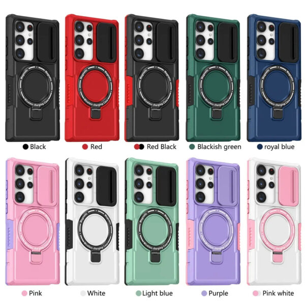 Luxury Premium Armor Magsafe Wireless Charge Case For Samsung Galaxy S21 Ultra - Image 2