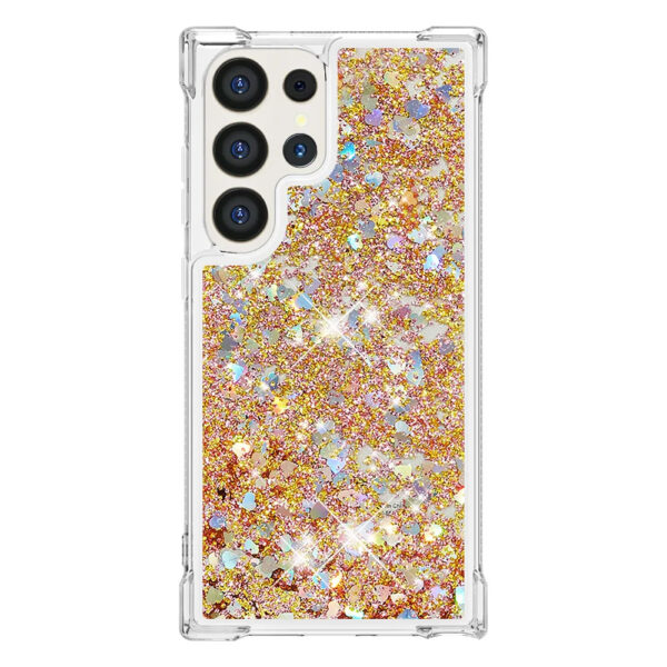 Luxury Premium Cute Flowing Glitter Sparkle Dynamic Quicksand Case Cover For Samsung Galaxy S24 Ultra - Image 5