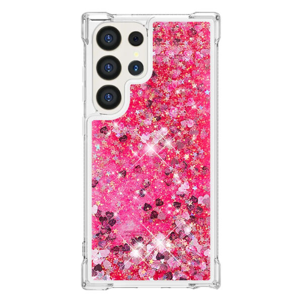 Luxury Premium Cute Flowing Glitter Sparkle Dynamic Quicksand Case Cover For Samsung Galaxy S24 Ultra - Image 9