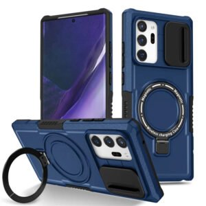 Luxury Premium Armor Magsafe Wireless Charge Case For Samsung Galaxy Note 20 Ultra - Blue