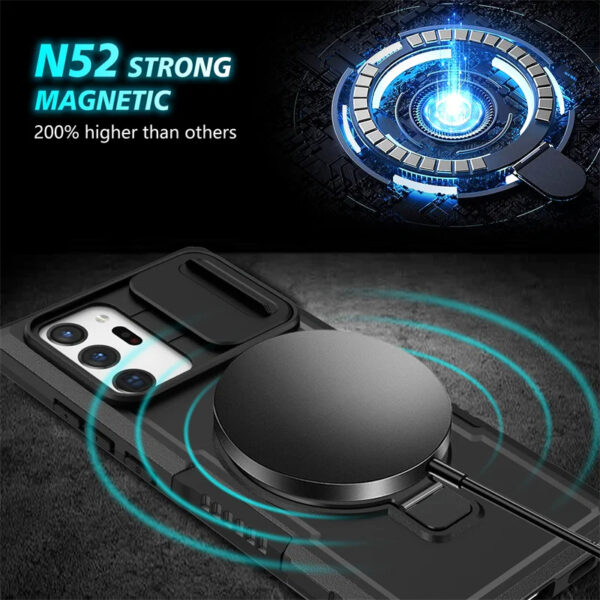 Luxury Premium Armor Magsafe Wireless Charge Case For Samsung Galaxy Note 20 Ultra - Image 11