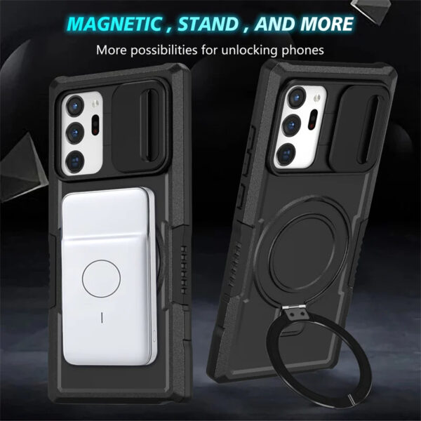 Luxury Premium Armor Magsafe Wireless Charge Case For Samsung Galaxy Note 20 Ultra